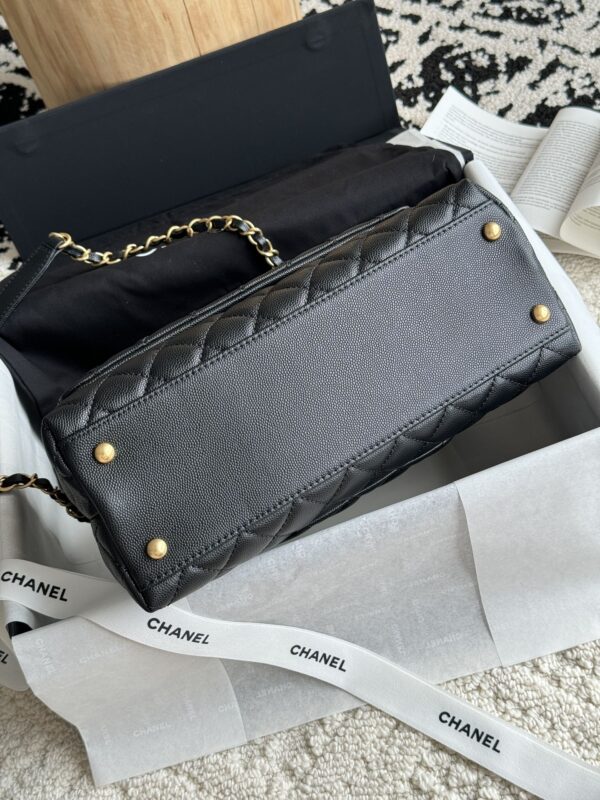 CC coco handle caviar leather - 图片 4