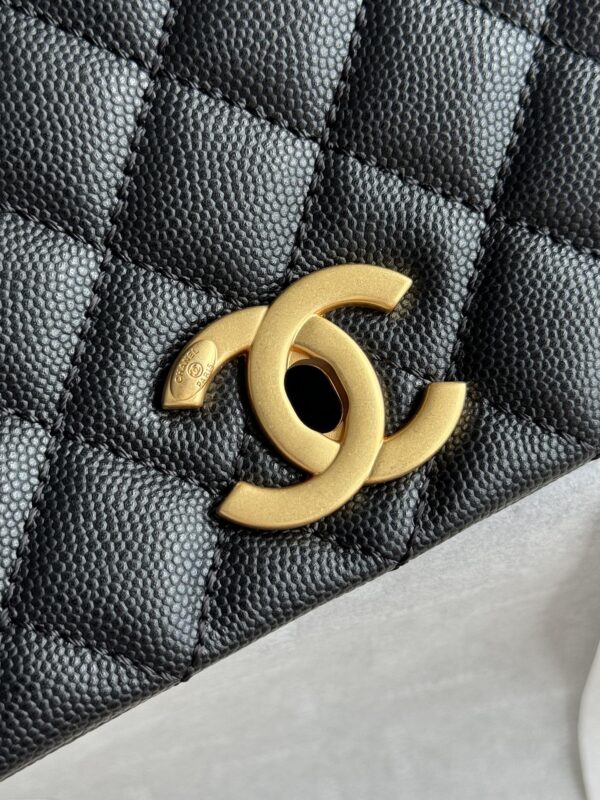 CC coco handle caviar leather - 图片 7